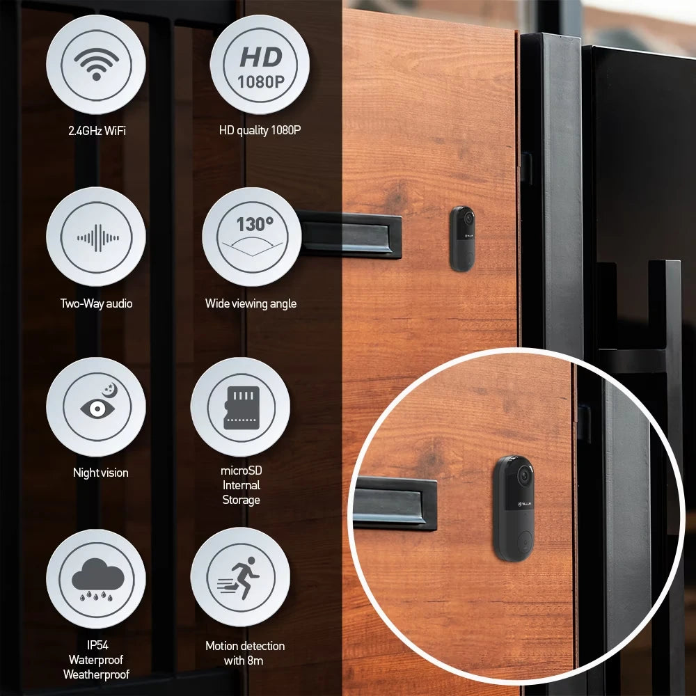 Tellur Video Doorbell Wifi