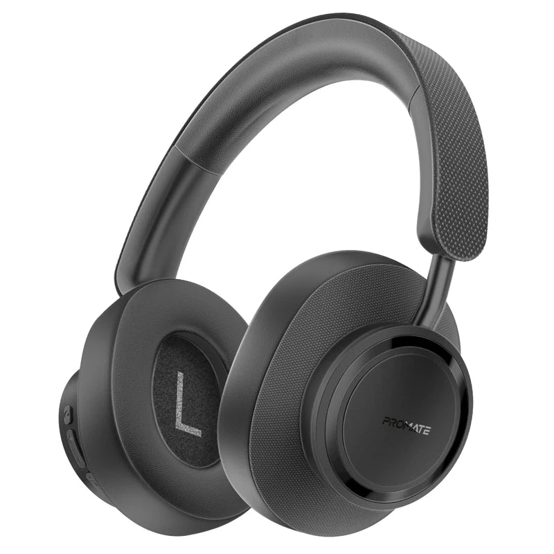 PROMATE OVER EAR STEREO HEADPHONES BLK