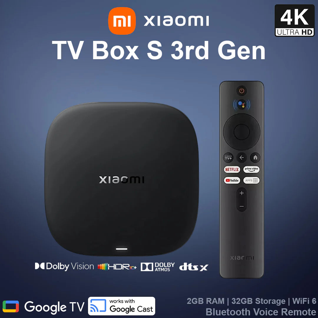 XIAOMI TV BOX S 3RD GEN 4K ULTRA-HD