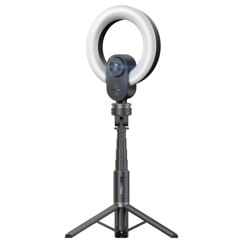 PROMATE 2K ULTRA HD WEBCAM+MIC RING LIGHT
