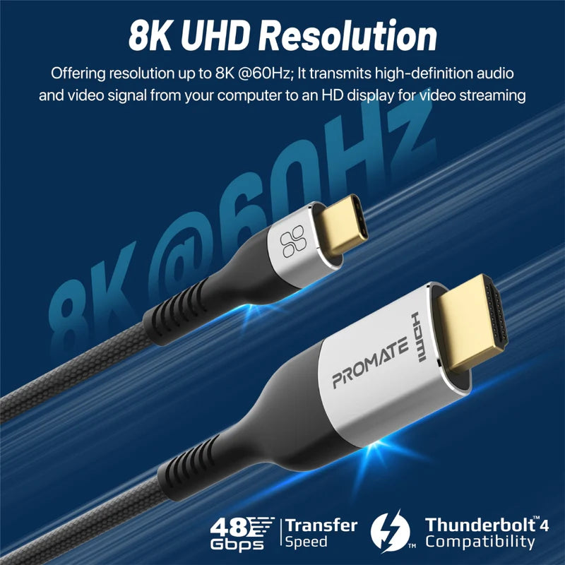 PROMATE USB-C TO HDMI CABLE