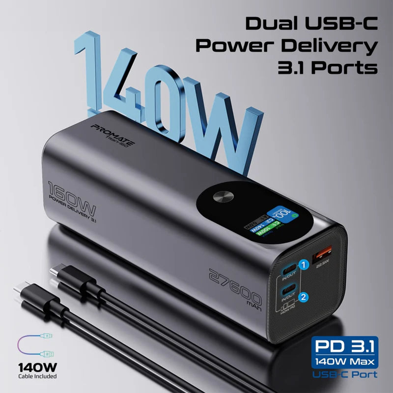 PROMATE PB 160W 27600MAH TITAN-160 TIT