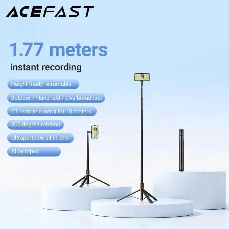 ACEFAST DESKPRO WIRELESS SELFIE STICK 1.77M