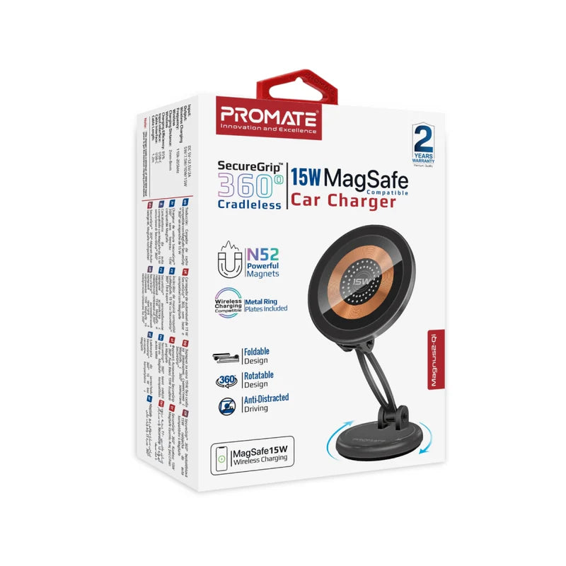 PROMATE 360° Cradleless 15W MAGNUS2-QI