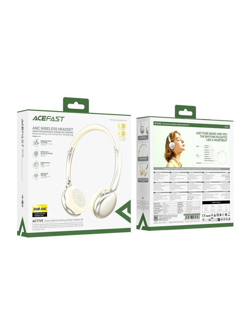 ACEFAST ANC HEADSET BEIGE