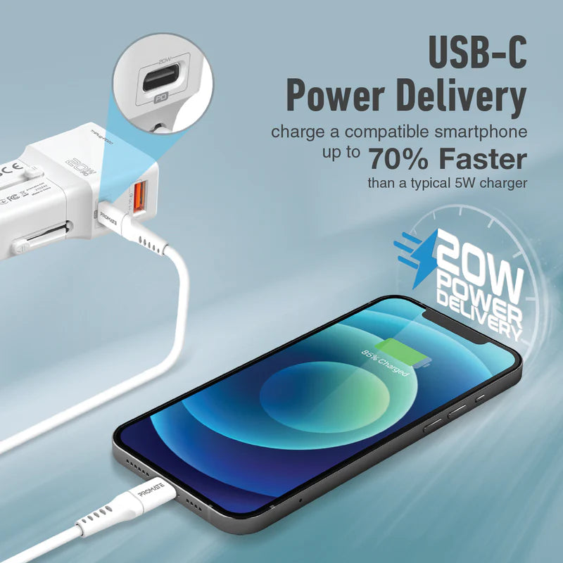 PROMATE UNIVERSAL TRAVEL ADAPTER