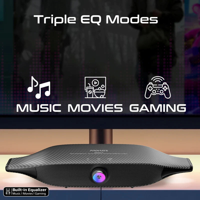 PROMATE QUAD SPEAKER RGB SOUNDBAR