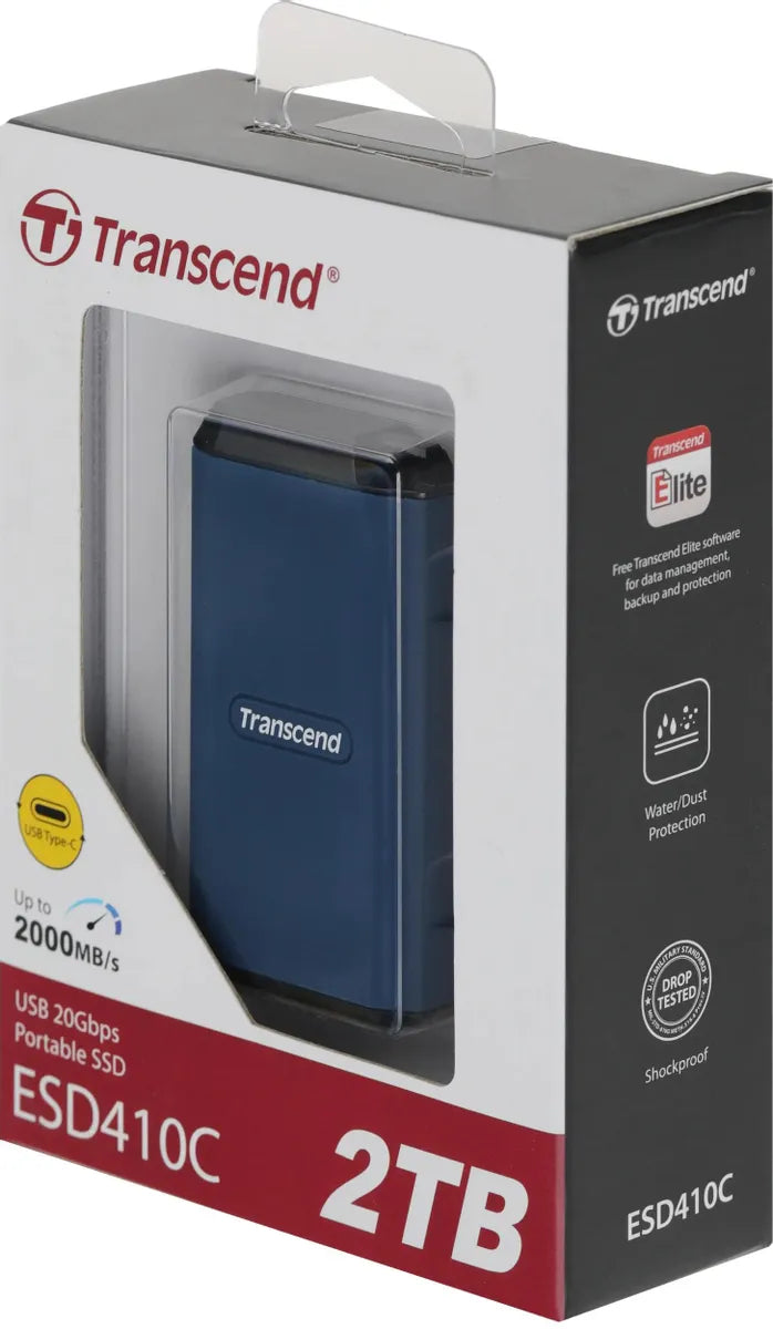 TRANSCEND ESD 410C 2TB BLUE