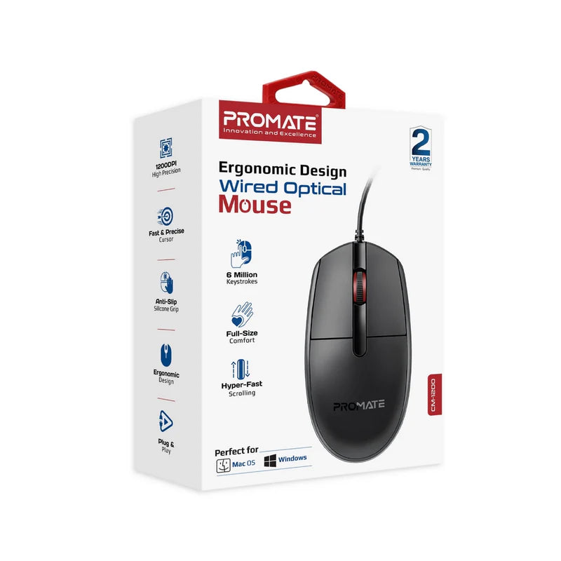 PROMATE WIRED MOUSE