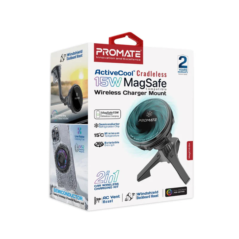 PROMATE COOL CHARGER CAR MOUNT