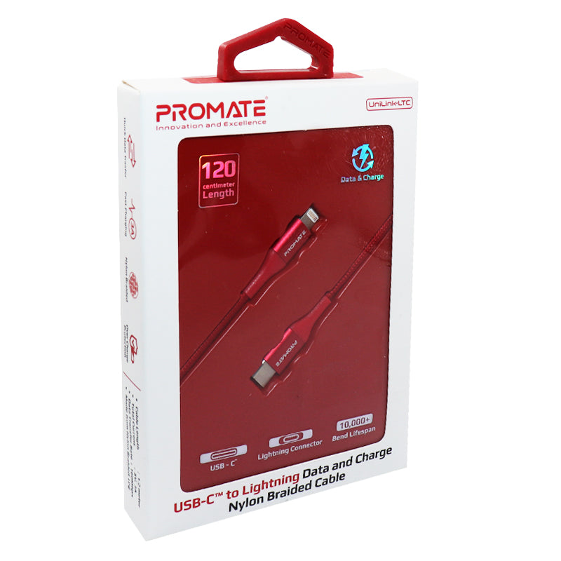 PROMATE C 2 LIGHTNING BRAIDED RED