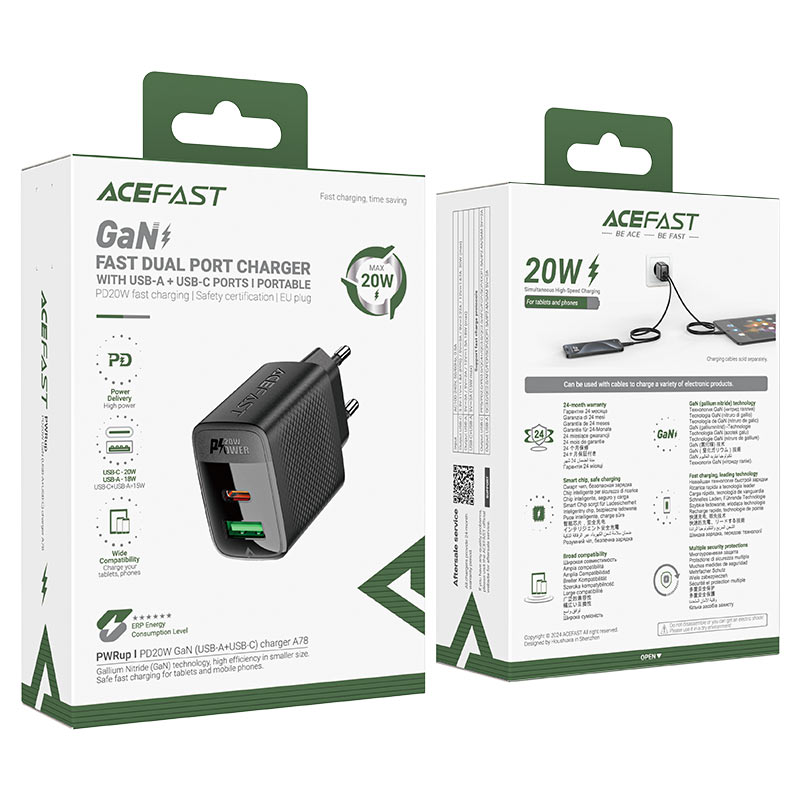 ACEFAST FAST DUAL CHARGER A78