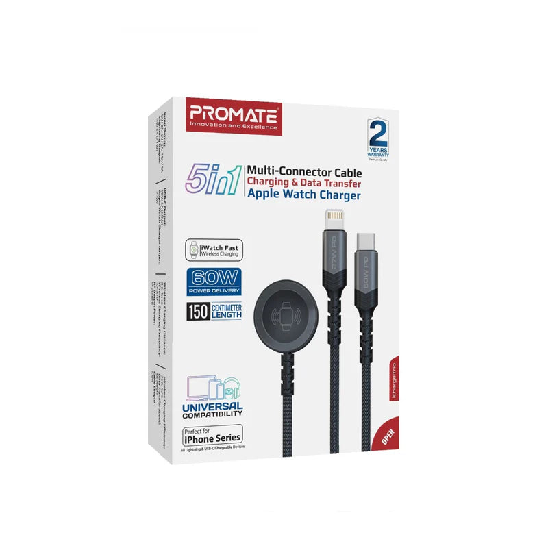 PROMATE 5IN1 CABLE C LIGHT WATCH