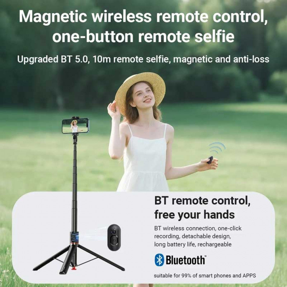 ACEFAST DESKPRO WIRELESS SELFIE STICK 1.77M