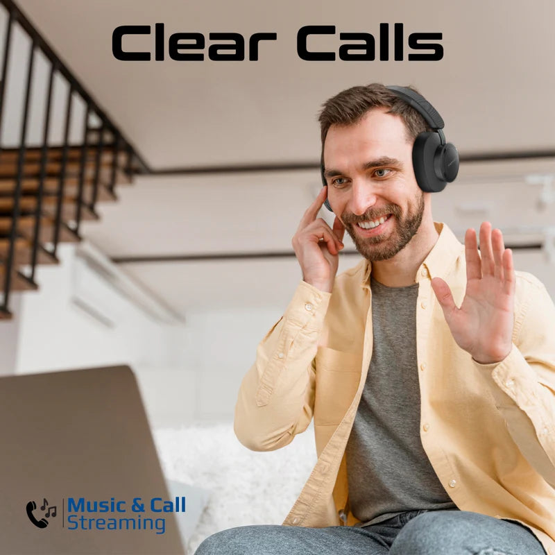 PROMATE OVER EAR STEREO HEADPHONES BLK