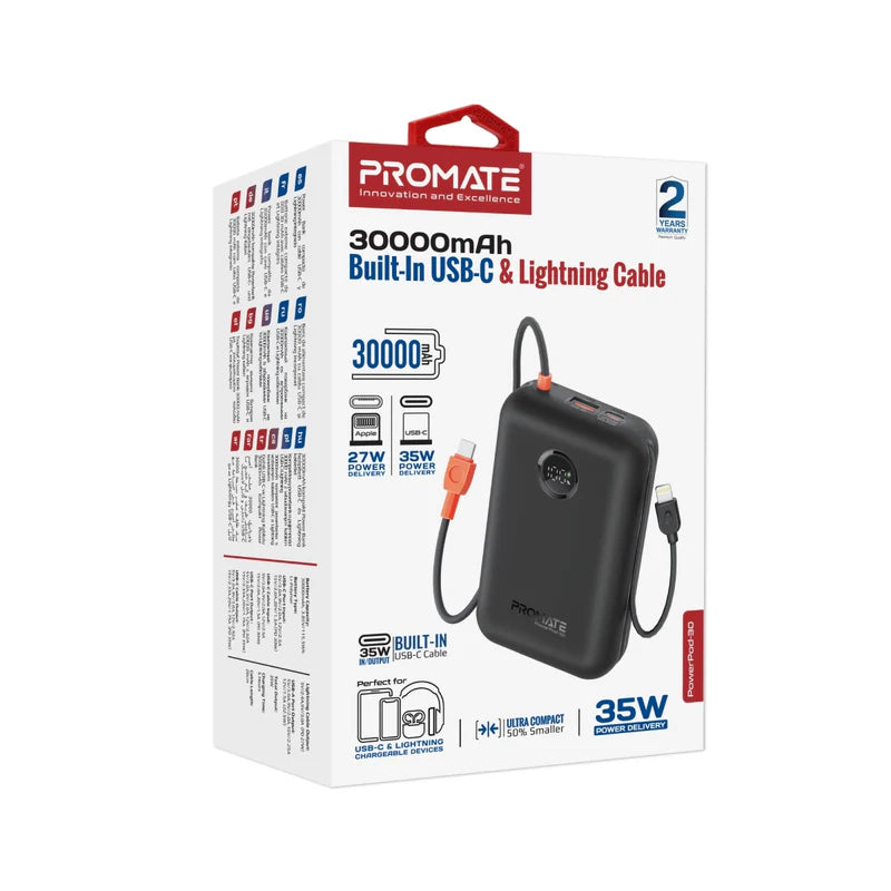 PROMATE PB 30K C& LIGHTNING 35W BLK
