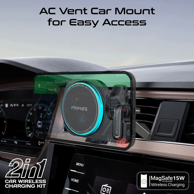 PROMATE MAGSAFE 15W CAR CHARGER