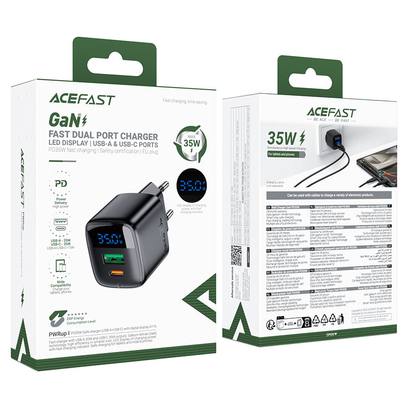 ACEFAST ADAPTER 35W DUAL PORT