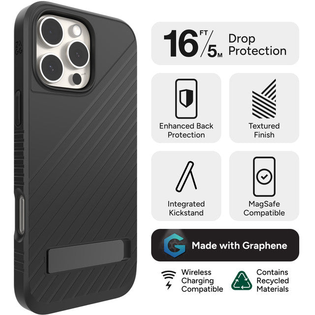 ZAGG GLASS ELITE CAMERA LENS 16 PRO BLK