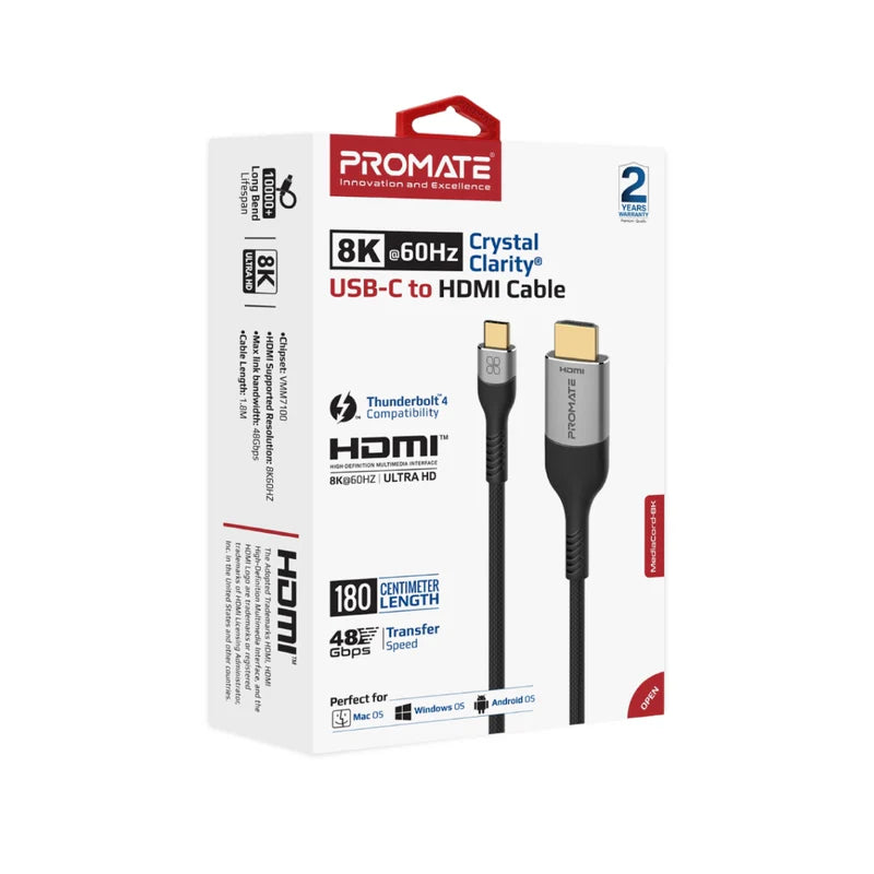 PROMATE USB-C TO HDMI CABLE