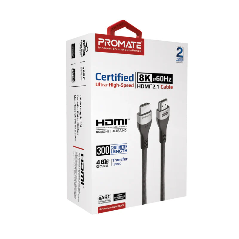 PROMATE CERTIFIED 8K HDMI