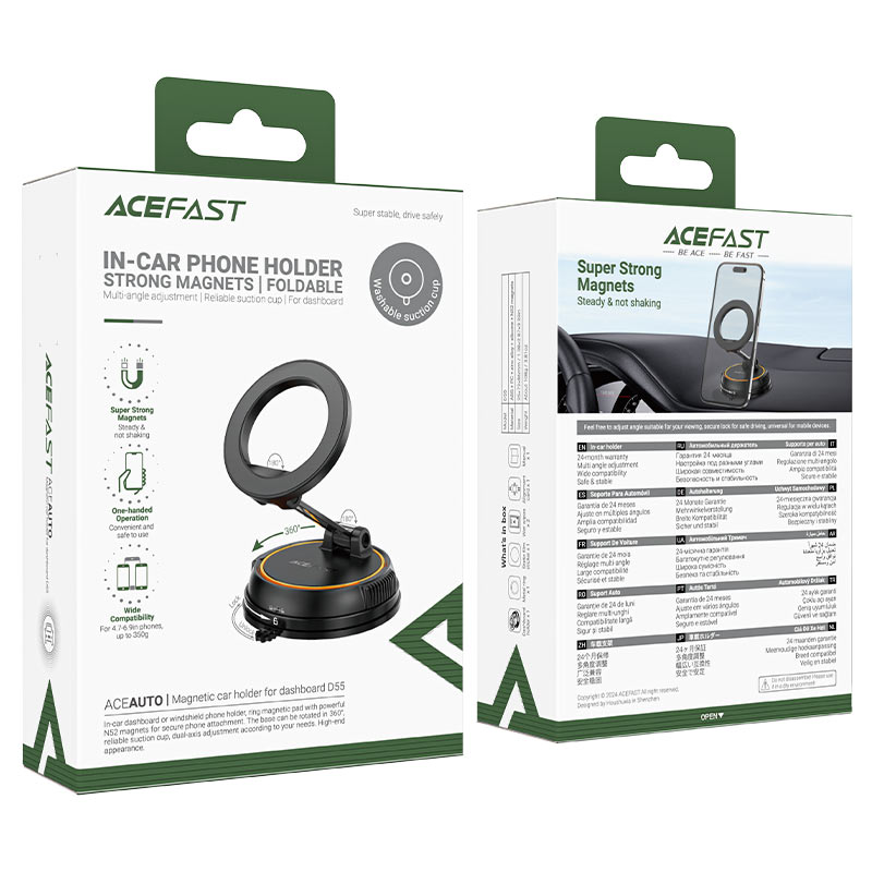 ACEFAST CAR PHONE HOLDER BLK