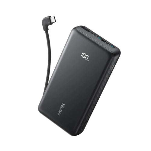 Anker Zolo Power Bank (20K, Built-In USB-C and Lightning Cable)