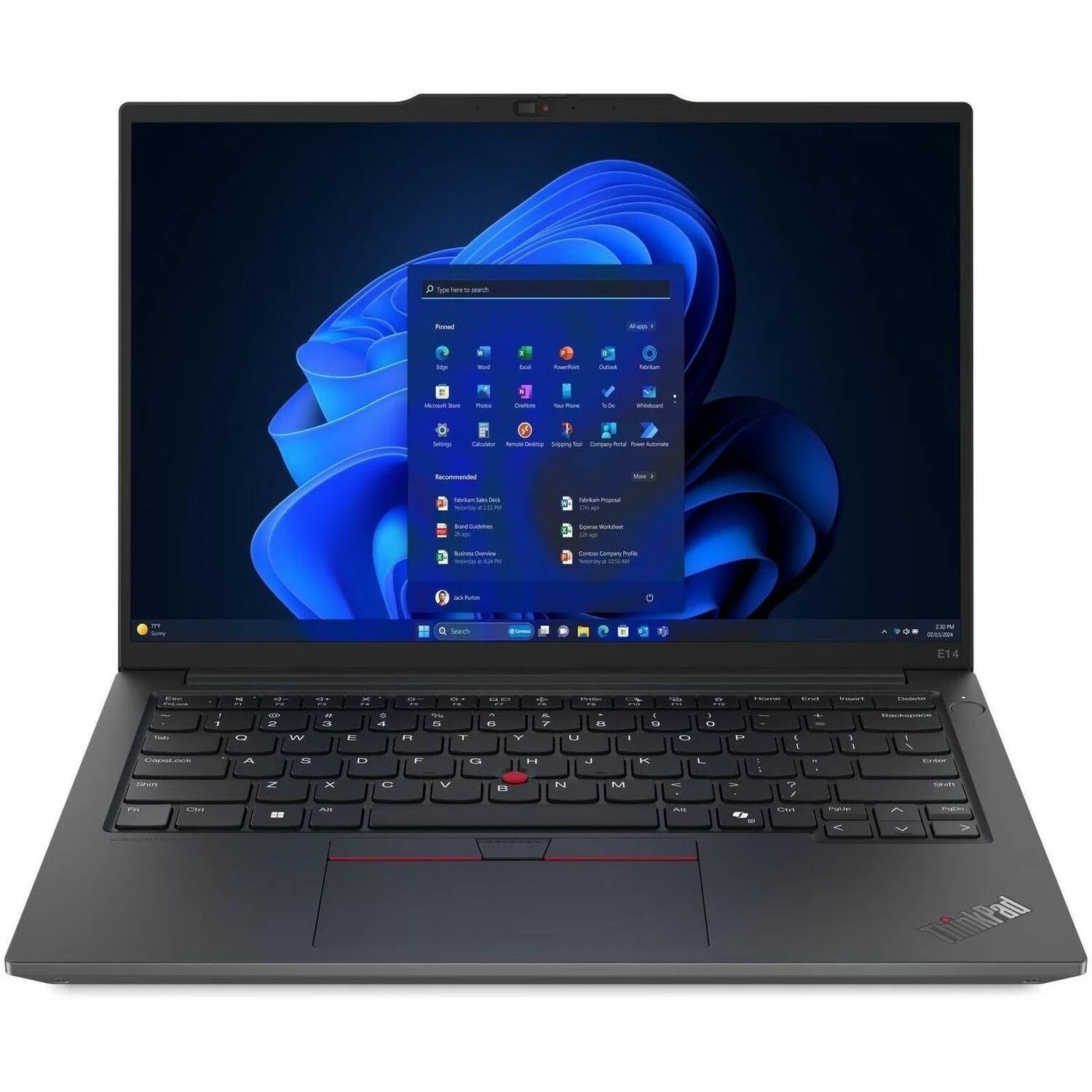 Lenovo Thinkpad T14 G6 - 14" - Core Ultra 7-265H - 32GB Ram DDR5 - 1TB NVME -  Integrated Intel Arc