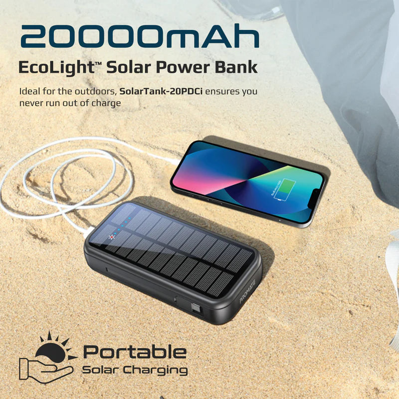 PROMATE 20 000MAH ECOLIGHT PB