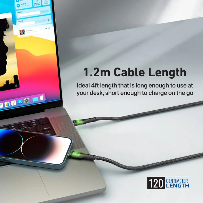 PROMATE C 2 LIGHTNING CABLE 1.2M