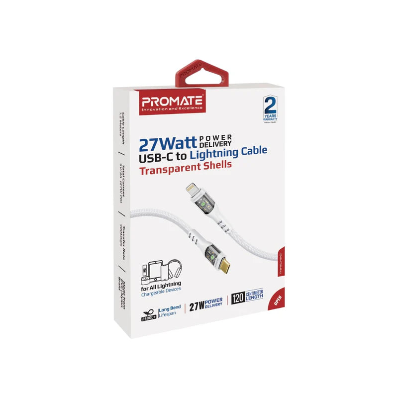 PROMATE C 2 LIGHTNING CABLE 1.2M
