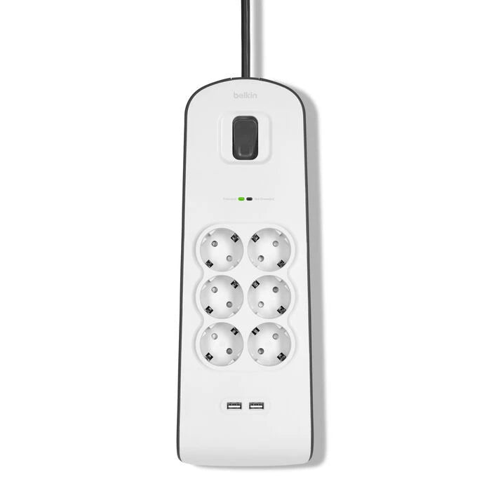 BELKIN SURGE PLUS POWER STRIP 2.4A