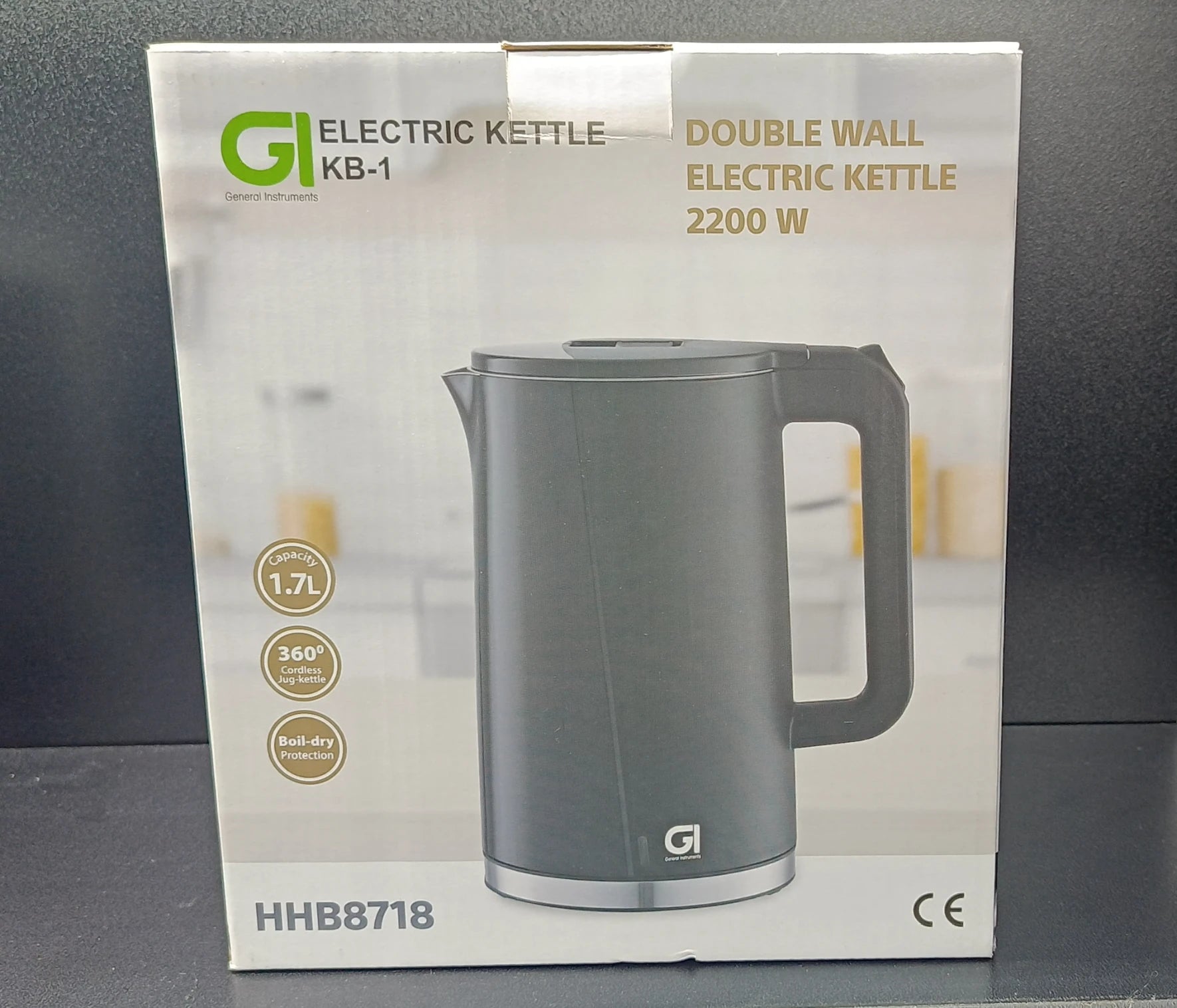 GI Electric Kettle Double Wall