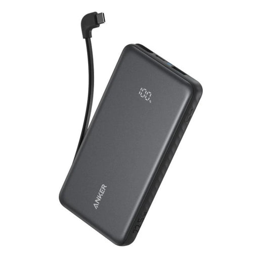Anker Zolo 10000mAh 22.5W Fast Charging Power Bank with Built-in USB-C Cable