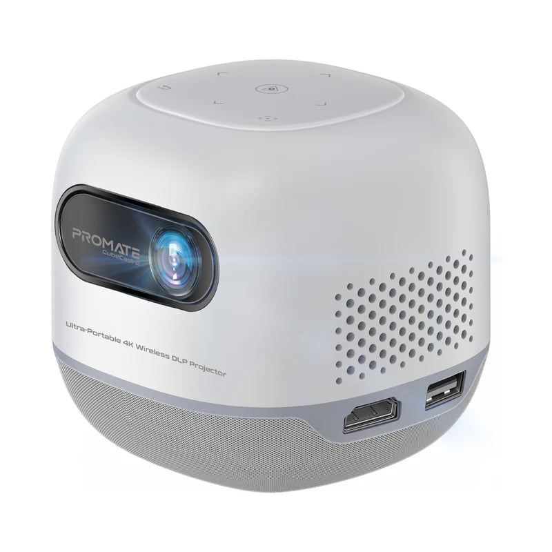 Ultra-Portable 4K Wireless DLP Projector with touch controls