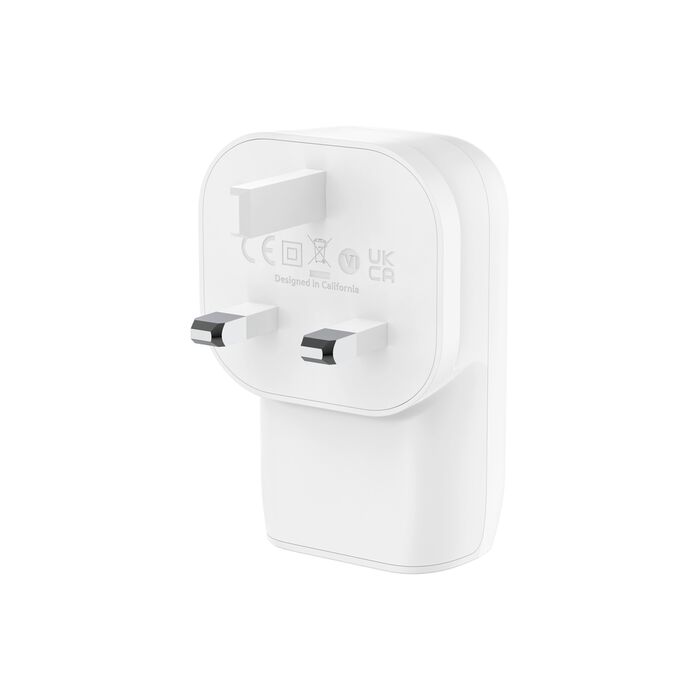BELKIN 3PORT USB-C WALL CHARGER 67W WHT