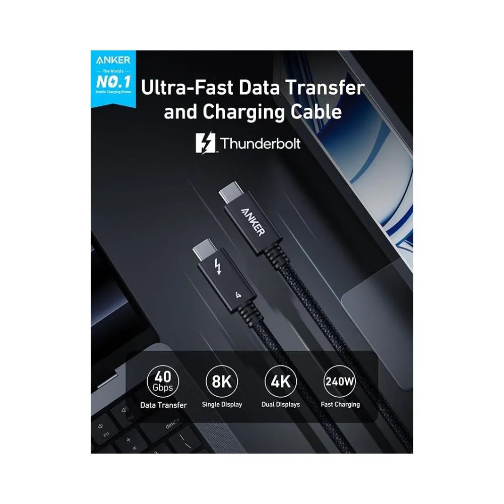 Anker Prime Thunderbolt 4 Cable 1M