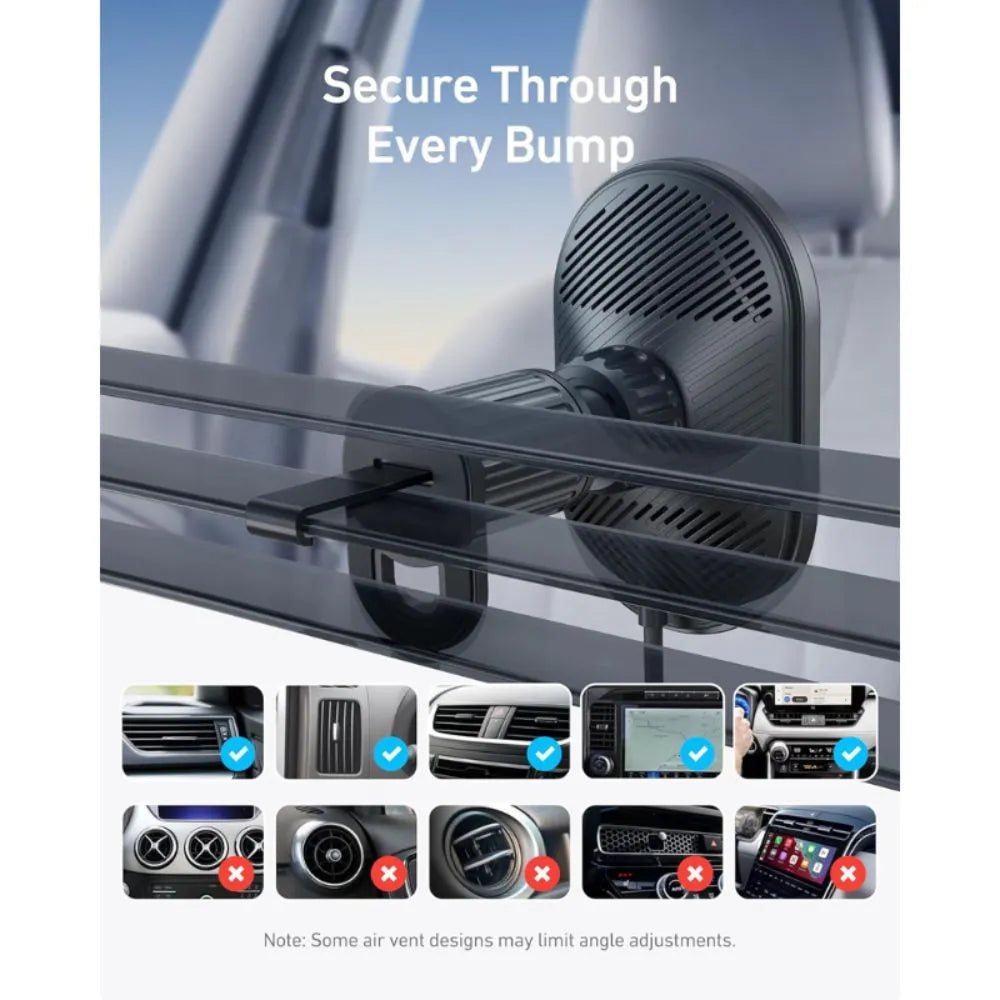 Anker MagSafe Wireless Car Charger 15W