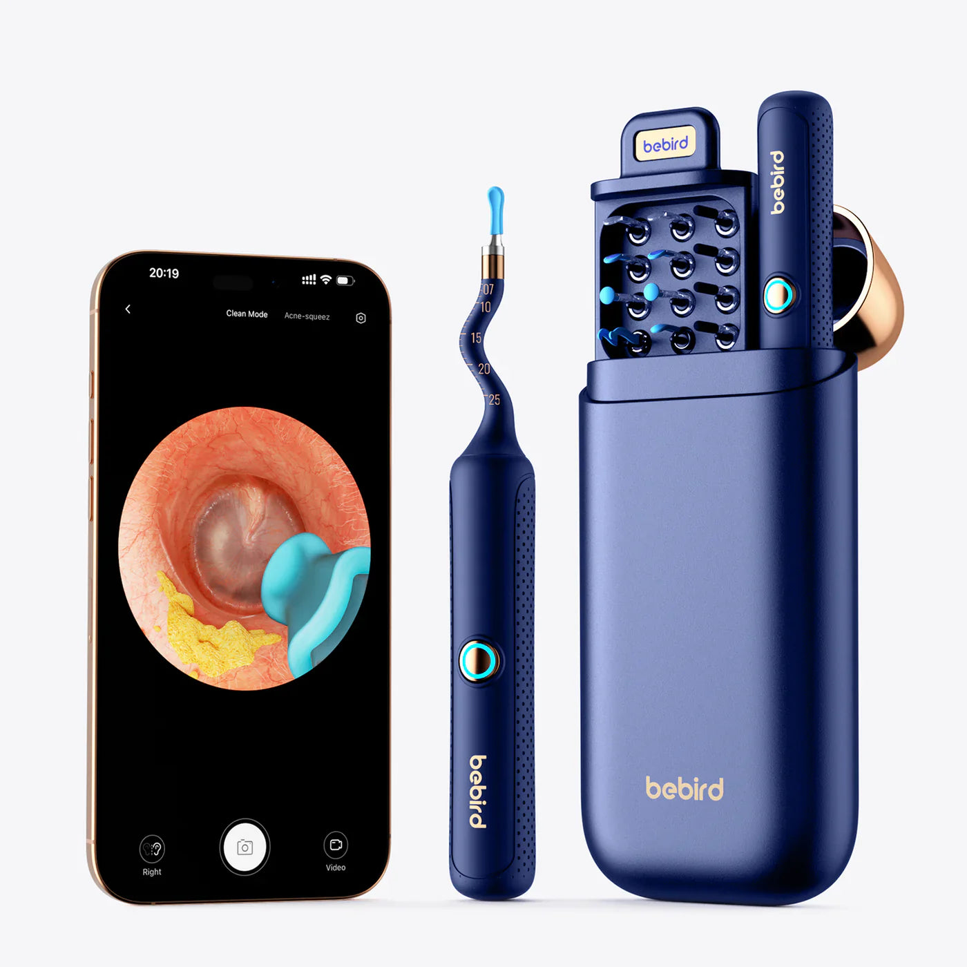 Bebird EarSight Plus Smart Visual Ear Cleaner – Blue