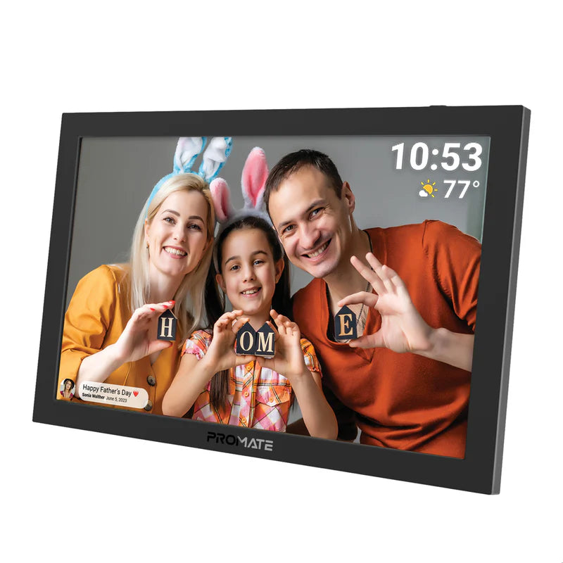 PROMATE 10.1" Vibrant Full HD Smart Multimedia Wi-Fi Digital Photo Frame