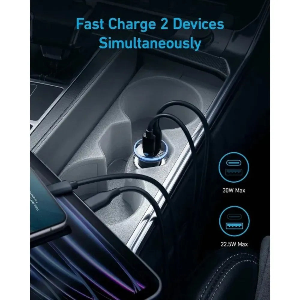 Anker 323 Car Charger 52.5W