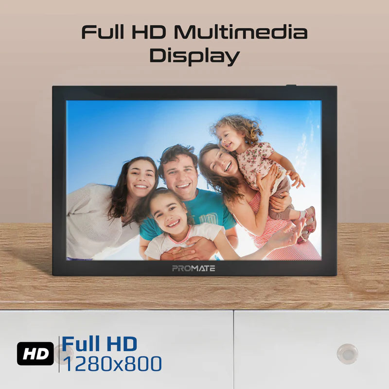 PROMATE 10.1" Vibrant Full HD Smart Multimedia Wi-Fi Digital Photo Frame