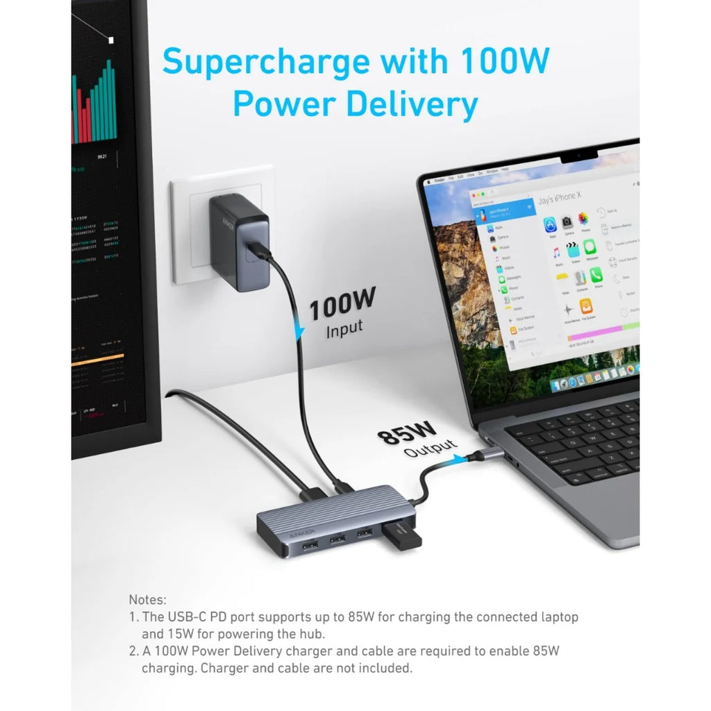 Anker USB-C Hub (7-in-1, Dual Display)