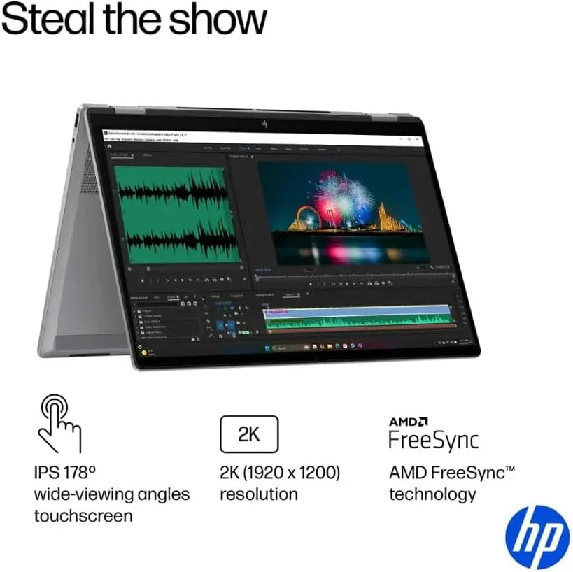 HP OMNIBOOK 5 FLIP- 16" - AMD Ryzen AI 5 340 - 16GB RAM DDR5 - 512GB NVMe - AMD Radeon 840M