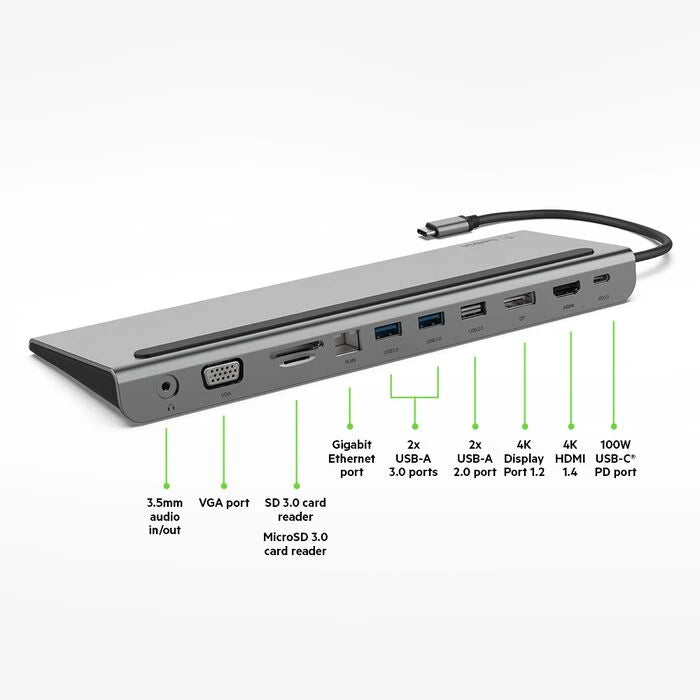 Belkin connect usb-c 11 in 1 multiport dock