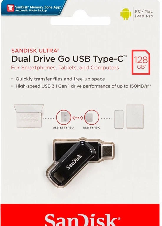 SanDisk Ultra Dual Drive Go USB Type-C