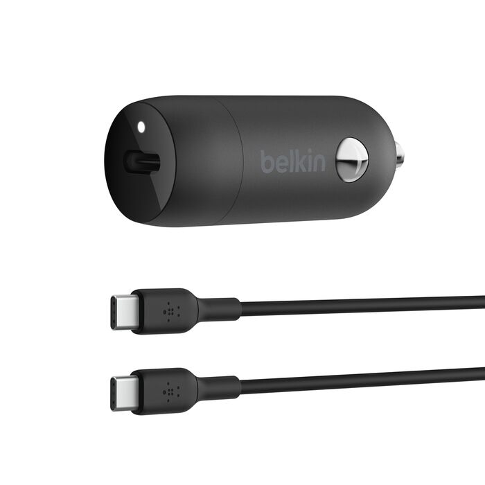 Belking 30W USB-C Car Charger + USB-C to USB-C cable