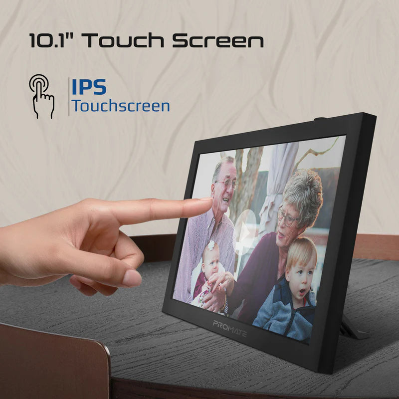 PROMATE 10.1" Vibrant Full HD Smart Multimedia Wi-Fi Digital Photo Frame