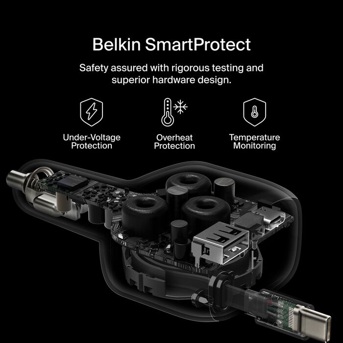 Belkin Boost Charge Retractable Car