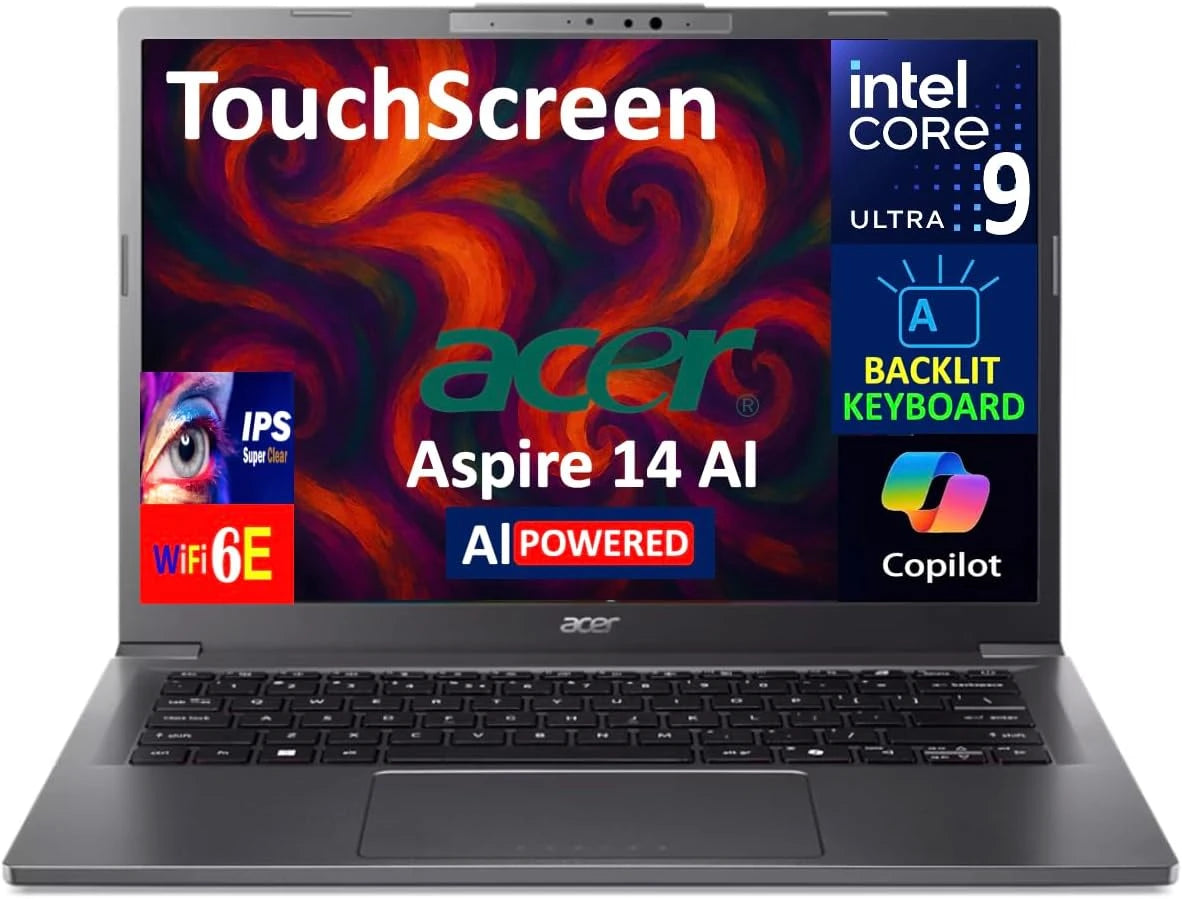 ACER ASPIRE 14 AI- 14" - CORE ULTRA 9 288V - 32GB Ram DDR5 - 1TB NVME - INTEL ARC 140V